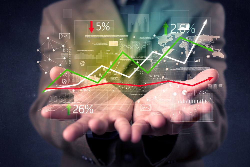 Detailed financial plan in the hands of a businessman Detailed financial plan in the hands of a businessman